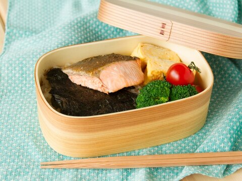 のり鮭弁当 Nori & Salmon Bento